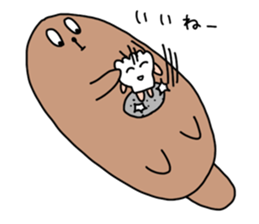 Sea otter Sticker sticker #1090954