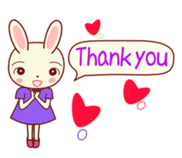 Usagikochan (English) sticker #1091270