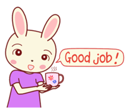 Usagikochan (English) sticker #1091278