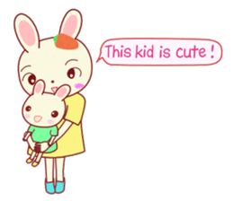 Usagikochan (English) sticker #1091297