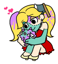 CELEB ZOMBIE GIRL! sticker #1091760