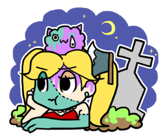 CELEB ZOMBIE GIRL! sticker #1091779