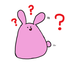 Misunderstanding of the rice cake rabbit sticker #1092015
