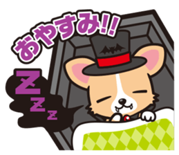 Corgi Halloween sticker #1092112