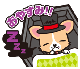 Corgi Halloween sticker #1092112