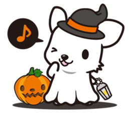 Corgi Halloween sticker #1092115