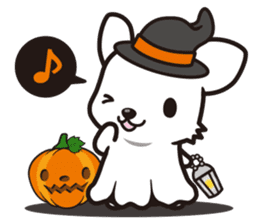Corgi Halloween sticker #1092115