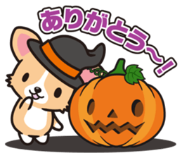 Corgi Halloween sticker #1092116