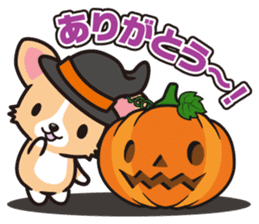 Corgi Halloween sticker #1092116