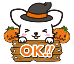 Corgi Halloween sticker #1092124