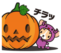 Corgi Halloween sticker #1092139