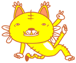 yellow tiger sticker #1092152