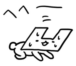 The dented rabbit. Ver.2 sticker #1092994