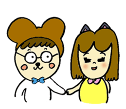 Nyakky and Kumao sticker #1093360