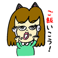 Nyakky and Kumao sticker #1093363