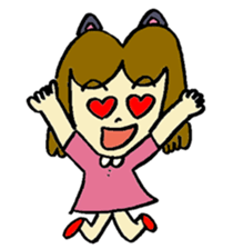 Nyakky and Kumao sticker #1093364