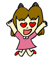 Nyakky and Kumao sticker #1093364