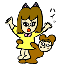 Nyakky and Kumao sticker #1093371