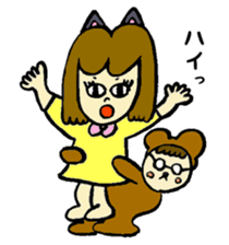 Nyakky and Kumao sticker #1093371