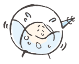 Space & Star Child sticker #1093675