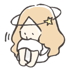 Space & Star Child sticker #1093679