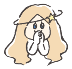 Space & Star Child sticker #1093681