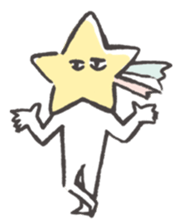 Space & Star Child sticker #1093684