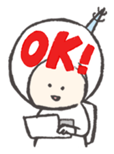 Space & Star Child sticker #1093687