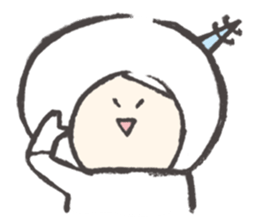 Space & Star Child sticker #1093690