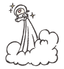 Space & Star Child sticker #1093695