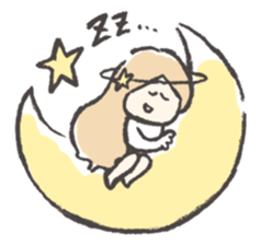 Space & Star Child sticker #1093701