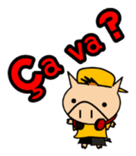 ENJOY! KOBUTA! (French Ver.) sticker #1093707