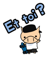 ENJOY! KOBUTA! (French Ver.) sticker #1093708