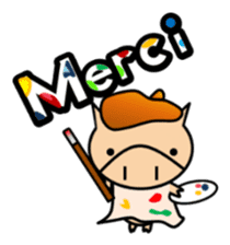 ENJOY! KOBUTA! (French Ver.) sticker #1093709