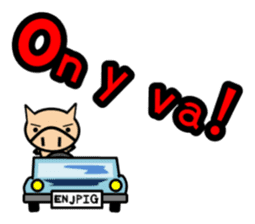 ENJOY! KOBUTA! (French Ver.) sticker #1093721