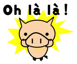 ENJOY! KOBUTA! (French Ver.) sticker #1093723