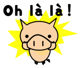 ENJOY! KOBUTA! (French Ver.) sticker #1093723