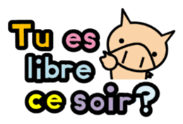 ENJOY! KOBUTA! (French Ver.) sticker #1093732