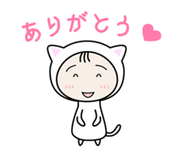 Girl in costume sticker #1093746