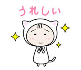 Girl in costume sticker #1093749