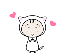 Girl in costume sticker #1093751