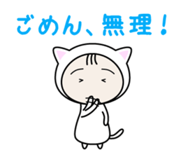 Girl in costume sticker #1093755