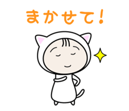 Girl in costume sticker #1093757