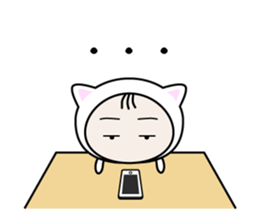 Girl in costume sticker #1093758