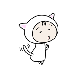 Girl in costume sticker #1093762