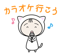 Girl in costume sticker #1093765