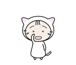 Girl in costume sticker #1093766