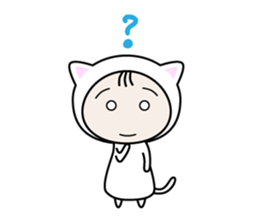 Girl in costume sticker #1093770