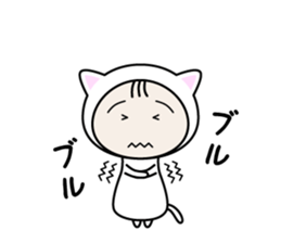 Girl in costume sticker #1093772