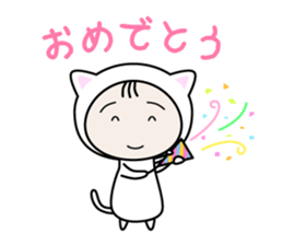 Girl in costume sticker #1093776